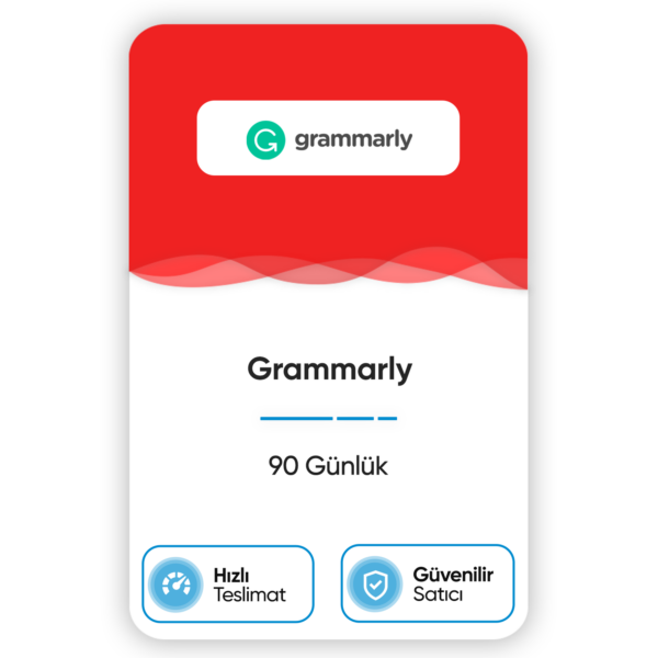 Grammarly – 90 Günlük